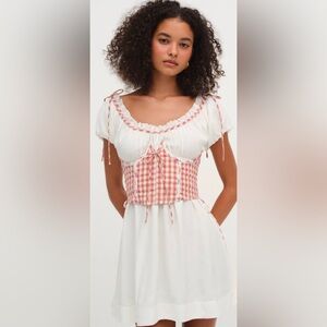 For Love & Lemon’s Georgia Corset Slip Dress! NWT!